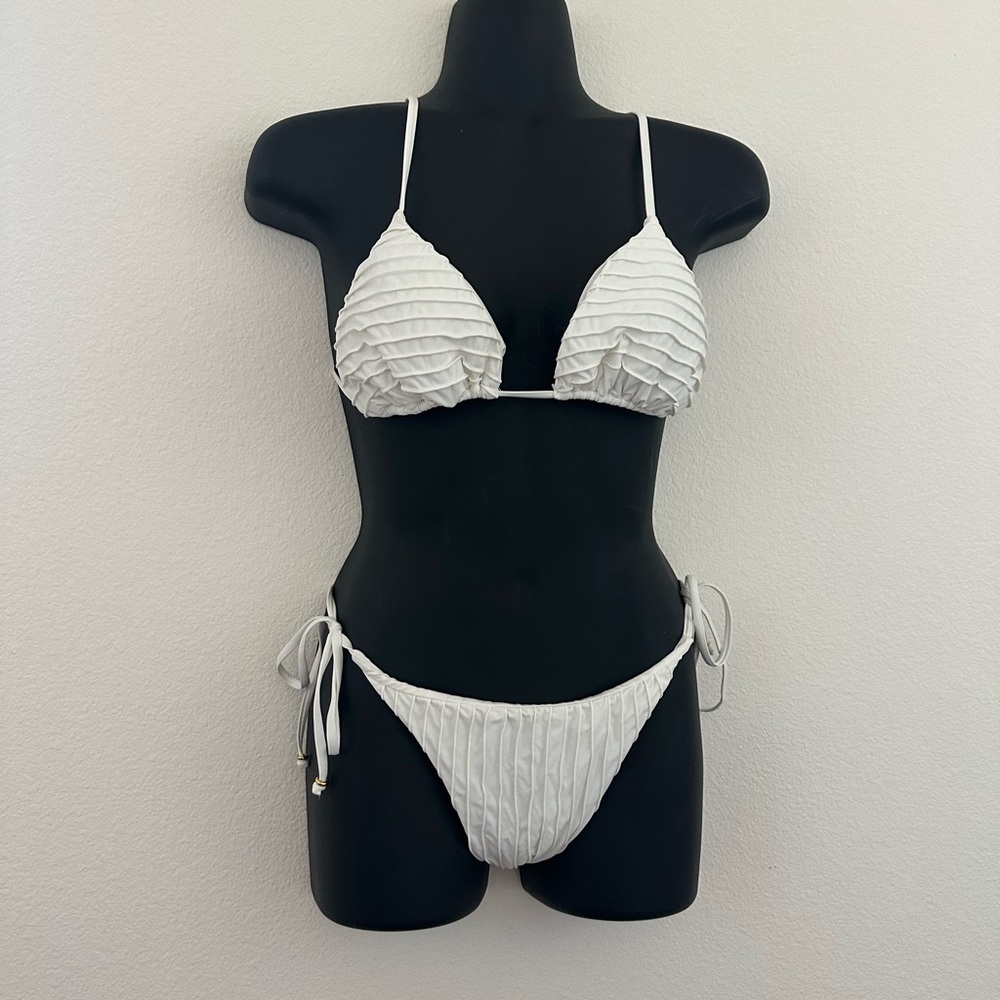 Malai Swimsuit bikini white size medium
